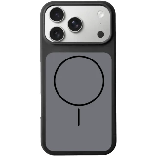 Чехол Silk Duo Color (AA) NO LOGO with Magnetic Fit для Apple iPhone 17 Pro Max (6.9") — Black