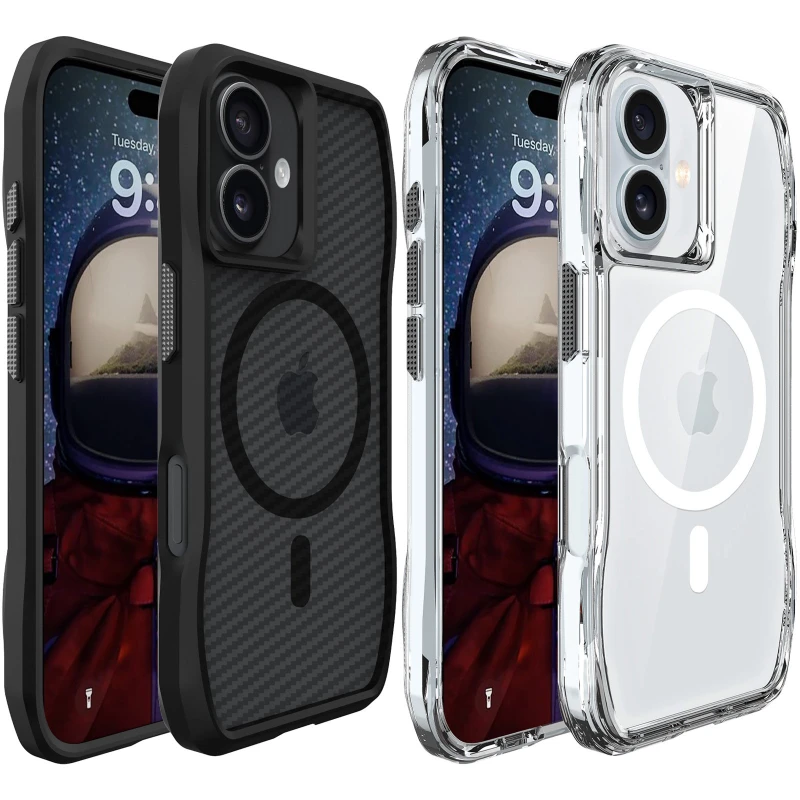 Чехол TPU Space Octagon with MagSafe для Apple iPhone 17 (6.3") фото 1 из 1
