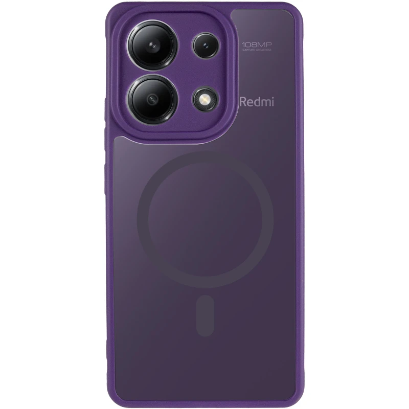 Чохол TPU Bloom with Magnetic Fit для Xiaomi Redmi Note 13 4G – Purple. Фото 4 з 7
