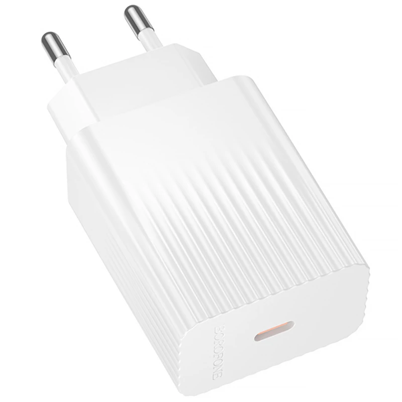 СЗУ Borofone BAS75A Source PD30W (1USB-C) – White. Фото 3 из 5