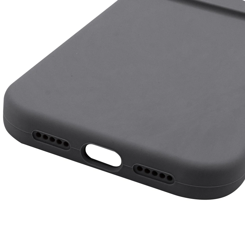 Чехол Silk Full Camera Protective (AA) NO LOGO для Apple iPhone 16 – Серый / Dark Gray. Фото 8 из 8