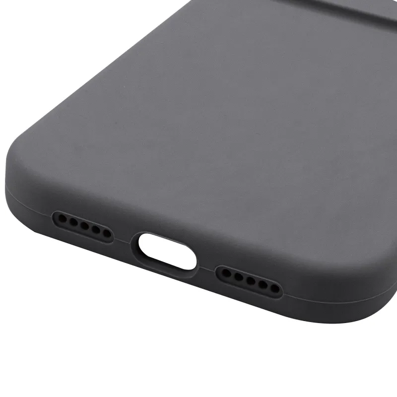 Чехол Silk Full Camera Protective (AA) NO LOGO для Apple iPhone 17 Pro Max (6.9") – Серый / Dark Gray. Фото 5 из 5