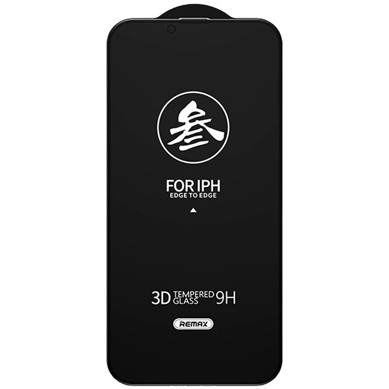 Захисне скло Remax 3D Privacy (GL-27) для Apple iPhone 16e (6.1") – Чорний. Фото 2 з 5