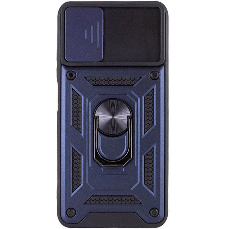 Удароміцний чохол Ummi Camshield Serge Ring (in box) для Xiaomi Redmi Note 12 Pro 4G – Синій / Navy. Фото 2 з 2