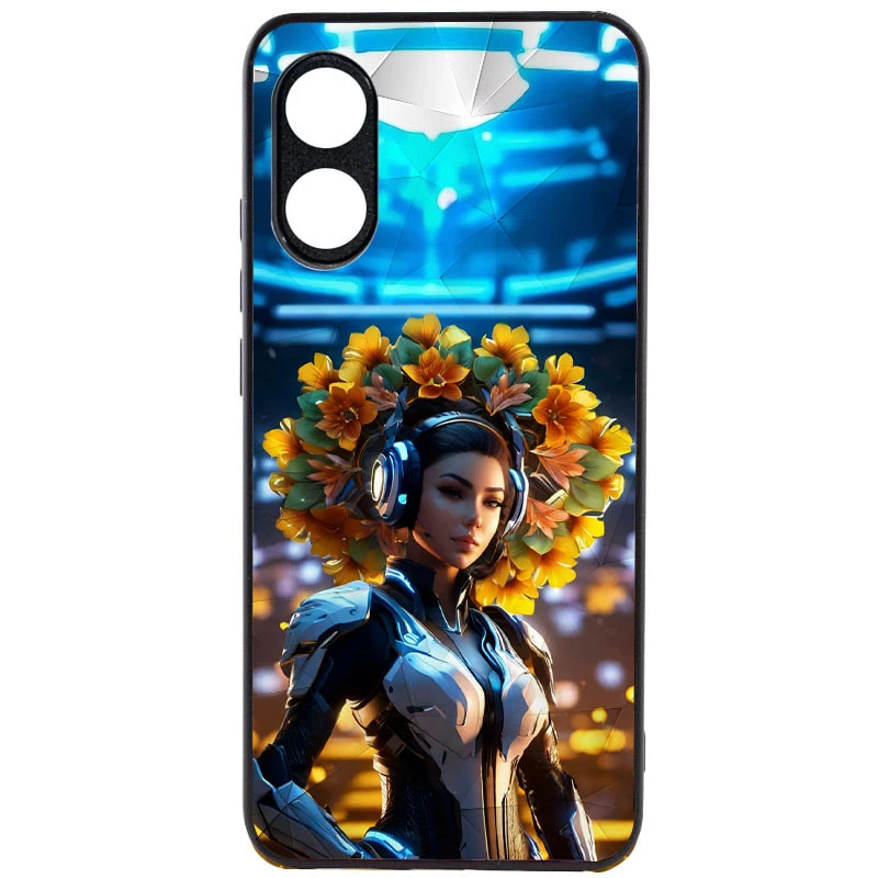 

Стеклянный чехол Prisma Ladies на Oppo Reno 8 T 4G (Cyberpunk)