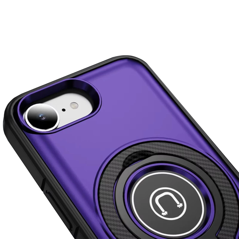 TPU+Textured PC Magnet для Apple iPhone 17e (6.1") – Purple. Фото 5 из 5