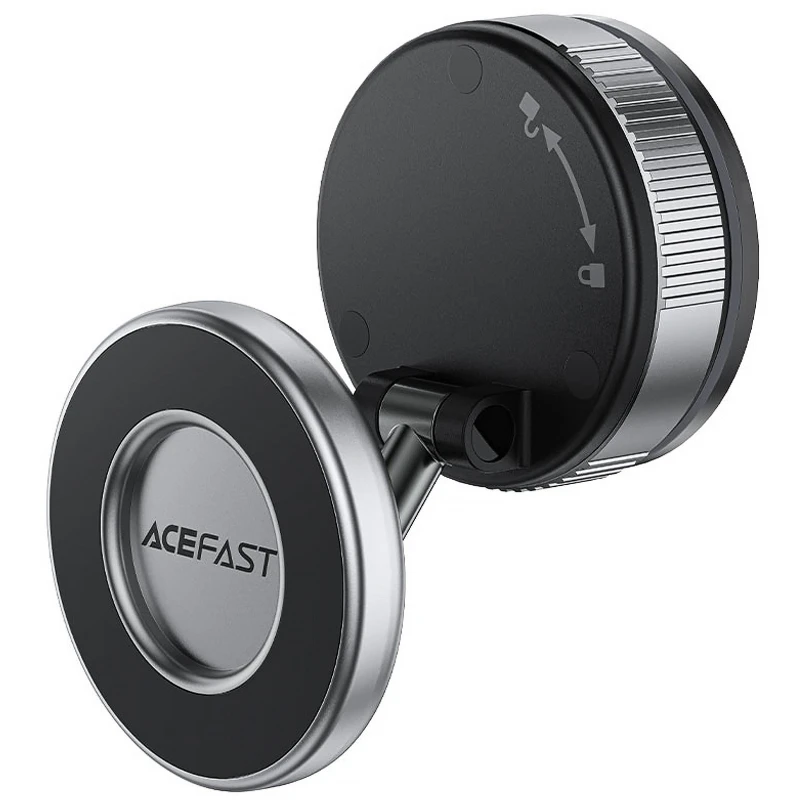 Магнітний тримач для телефону Acefast E28 Auto Fix 360° – Metal gray. Фото 3 з 6