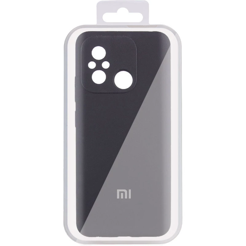 Силіконовий чохол Cover Lakshmi з захистом камери для Xiaomi Redmi 12C / Poco C55 – Чорний / Black. Фото 2 з 5
