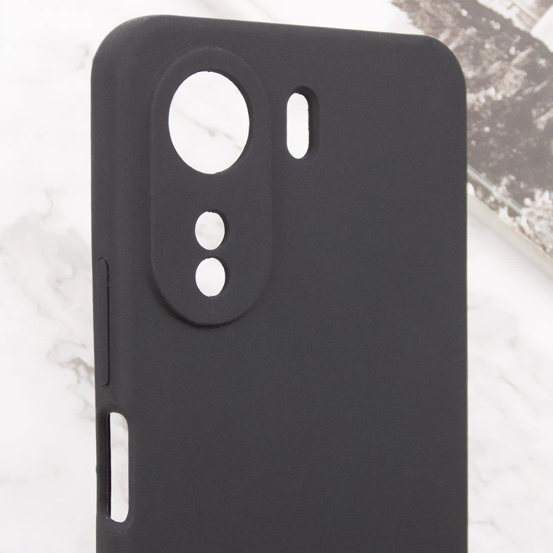 Чохол Silicone Case Lakshmi Plus з закритою камерою на Oppo A60 – Чорний / Black. Фото 8 з 8