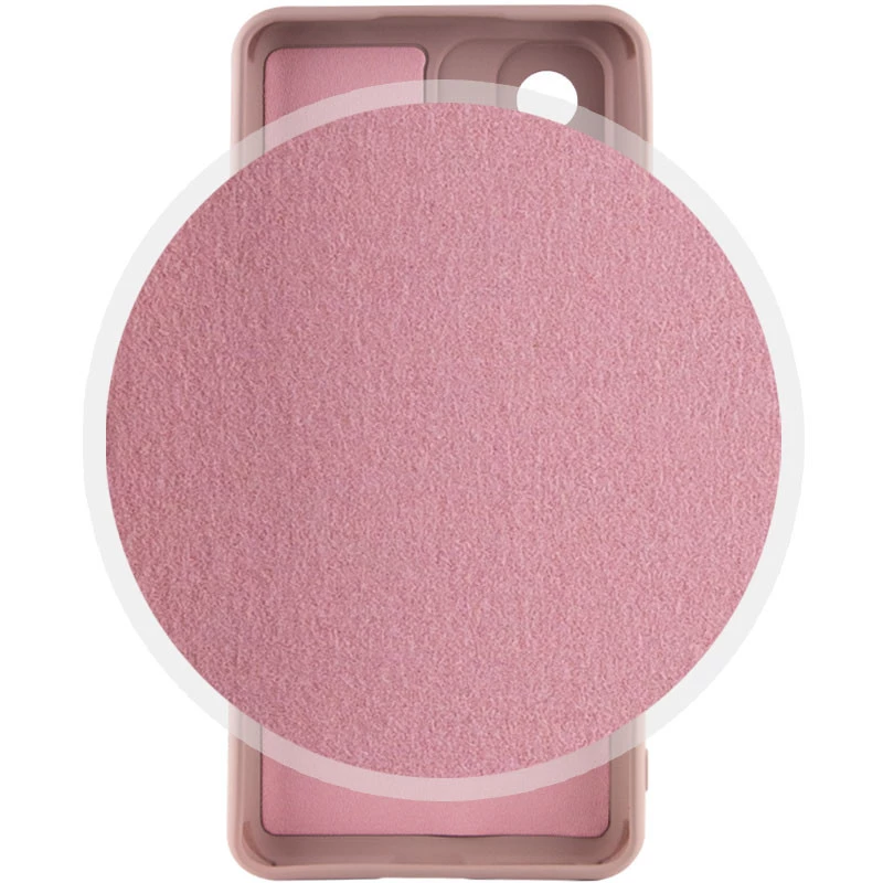 Чехол Silicone Case Lakshmi Plus с закрытой камерой для Xiaomi 11T / 11T Pro – Розовый / Pink Sand. Фото 3 из 4