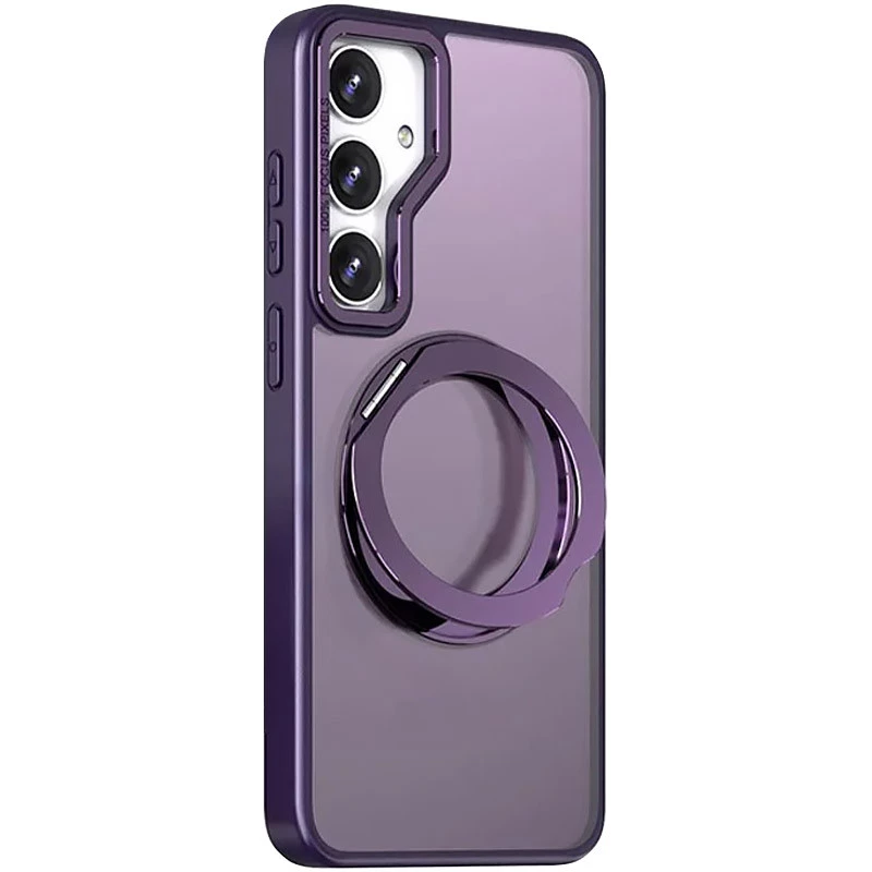 Чехол TPU+PC Aura Fold для Samsung Galaxy S24 FE – Purple. Фото 4 из 5