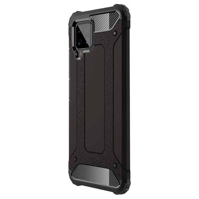 Протиударний чохол з посиленими кутами Immortal на Samsung Galaxy A12 – Чорний. Фото 2 з 2