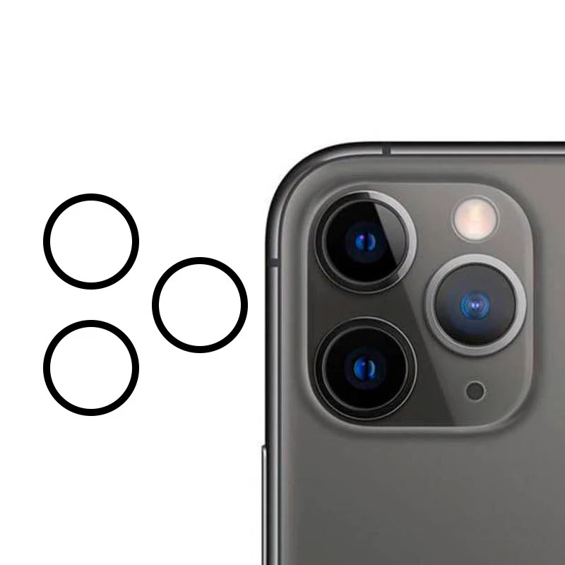 

Гнучке ультратонке скло для камери на Apple iPhone 11 Pro Max (6.5") (Чорний)