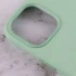 Чехол Silicone case (AAA) with Magsafe and Animation для Apple iPhone 12 Pro Max (6.7") – Зеленый / Pistachio. Фото 6 из 7