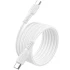 Дата кабель Borofone BX116 Certain Type-C to Type-C 60W (1m) – White. Фото 2 из 3