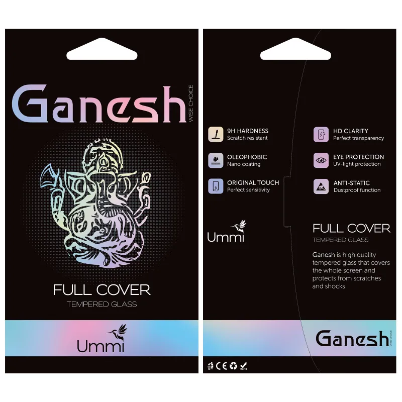 Захисне скло Ganesh на Samsung Galaxy S26+ – Чорний. Фото 3 з 5