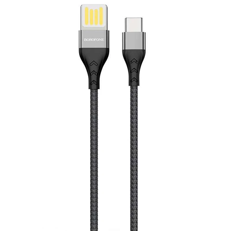 

Дата кабель Borofone BU11 Tasteful USB to Type-C (1.2m) (Чорний)