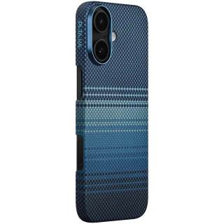 Чехол Aramid Fiber PTK Premium with MagSafe (NFC) для Apple iPhone 17 (6.3") фото 1 з 3