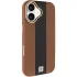 Кожаный чехол Rally with MagSafe для Apple iPhone 17 (6.3") – Brown / Black. Фото 2 из 6