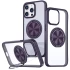 TPU+PC чехол с магнитом и кольцом для Apple iPhone 15 Pro Max (6.7") – Темно-Фиолетовый. Фото 1 из 1