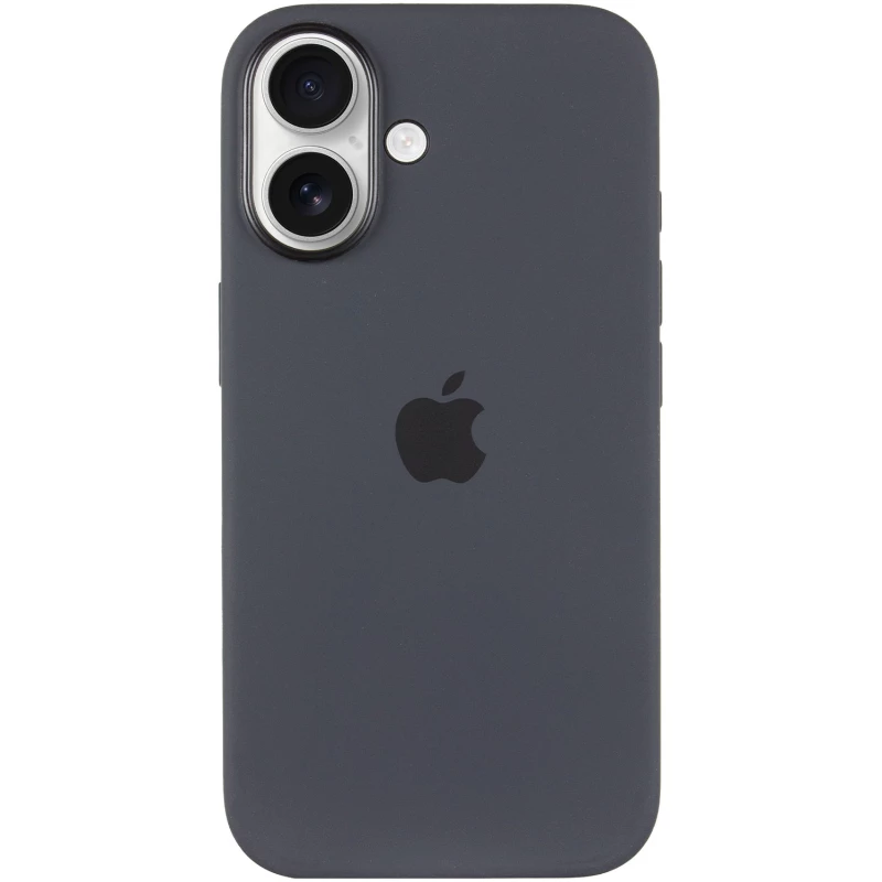 Силіконовий чохол ААА with Magsafe connection для Apple iPhone 16 – Black. Фото 4 з 11