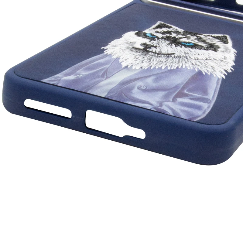 TPU+PC чехол с животными для Xiaomi Poco X6 – Blue Wolf. Фото 11 из 13