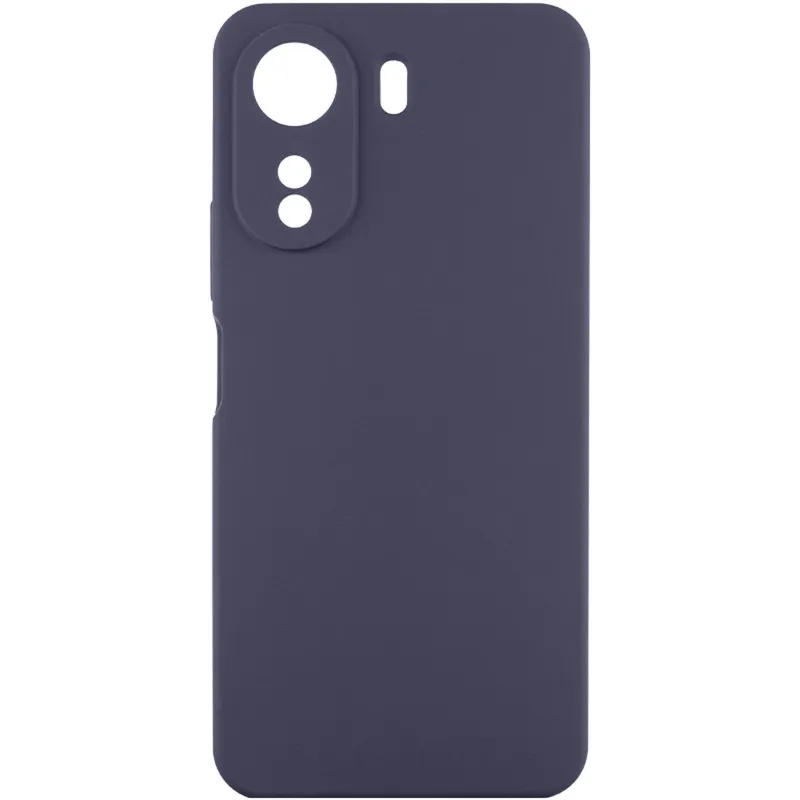 Чехол Silicone Case Lakshmi Premium з закритою камерою на Xiaomi Redmi 15C (Global) – Серый / Dark Gray. Фото 1 из 1