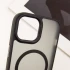 TPU+PC чохол Blueo Skin Friendly Frosted with MagSafe для Apple iPhone 15 (6.1") – Чорний / Black. Фото 7 з 10