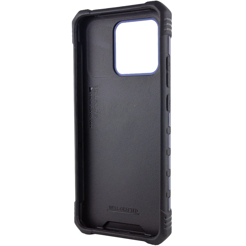 Ударостійкий чохол Pathfinder з кільцем на Xiaomi Redmi 10C – Синій / Navy. Фото 4 з 5