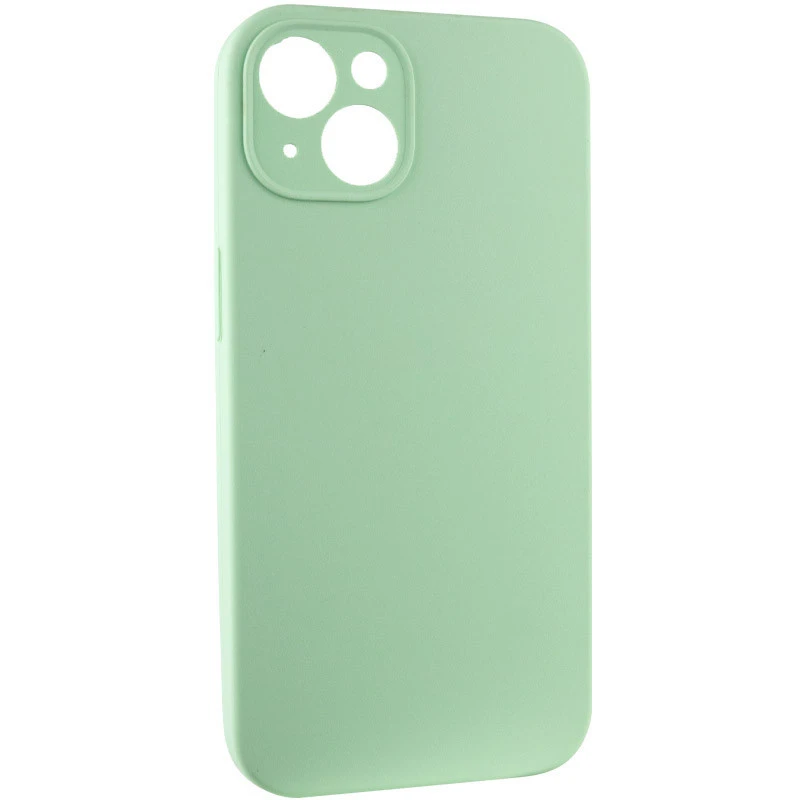 Чехол с защитой камеры Silicone Case для Apple iPhone 14 (6.1") – Зеленый / Pistachio. Фото 2 из 6