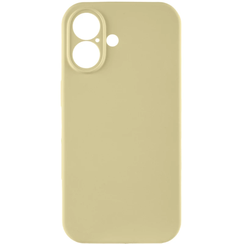 Чохол Silk Full Camera Protective (AA) NO LOGO для Apple iPhone 17 (6.3") – Жовтий / Mellow Yellow. Фото 3 з 8
