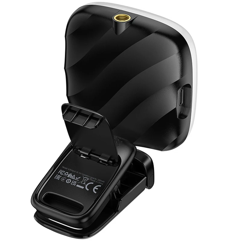 Портативна лампа для селфі Hoco K29 Beauty Selfie Light 300 mAh – Black. Фото 3 з 7