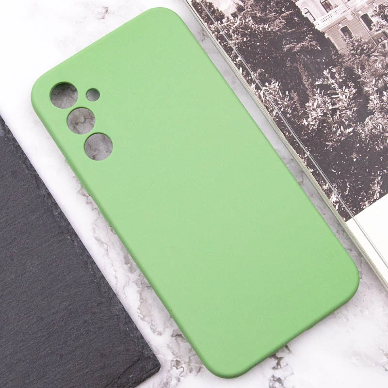 Чохол Silicone Case Lakshmi Premium із закритою камерою для Samsung Galaxy S24+ – М'ятний / Mint. Фото 8 з 10