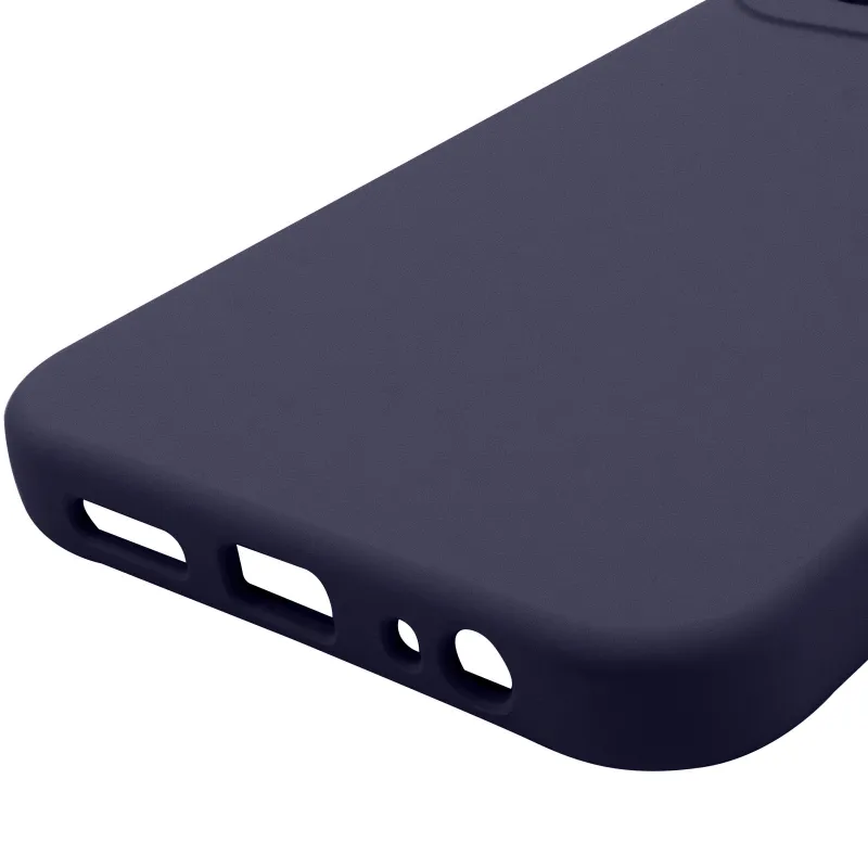 Чехол Silicone Case Lakshmi Premium з закритою камерою на Xiaomi Poco C85 (Global) – Темно-синий / Midnight blue. Фото 6 из 6