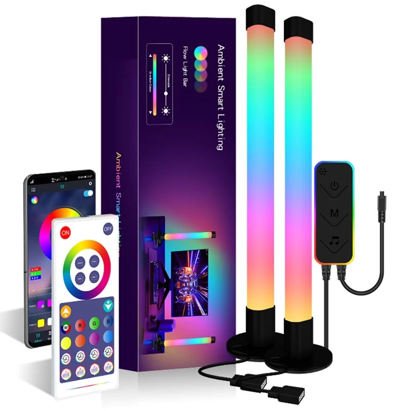 Настільна LED лампа RGB 5V Panel 2 Single side Bluetooth dual pack USB with app фото 1 з 1
