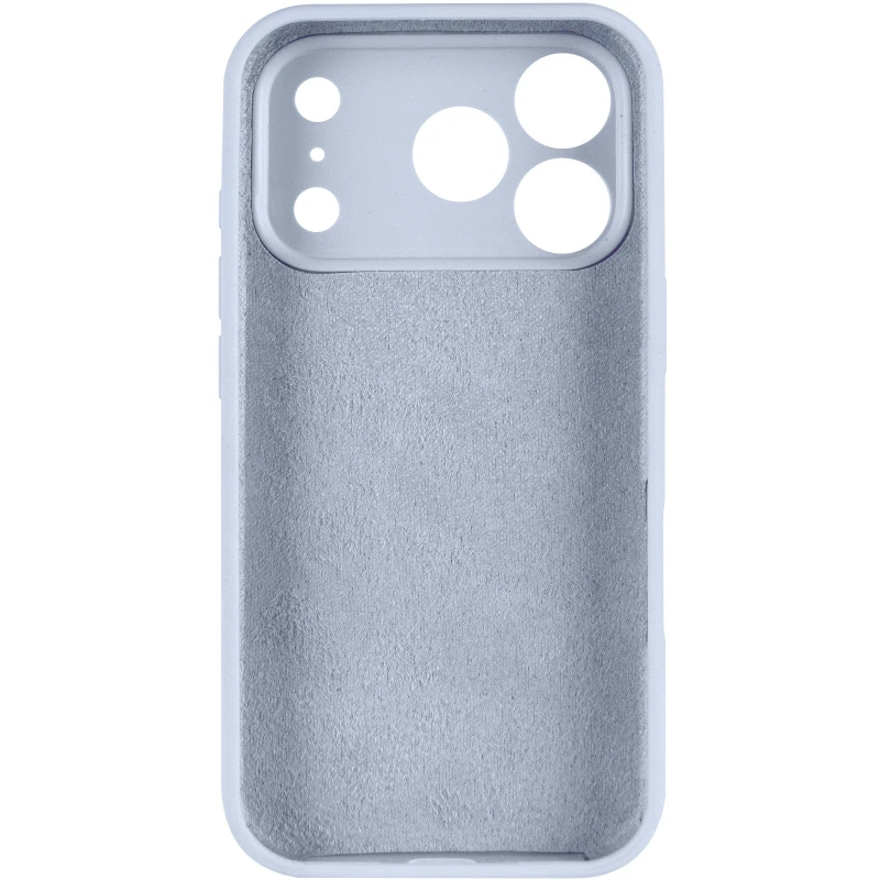 Чехол Silk Full Camera Protective (AA) NO LOGO для Apple iPhone 17 Pro (6.3") – Голубой / Sweet Blue. Фото 5 из 9