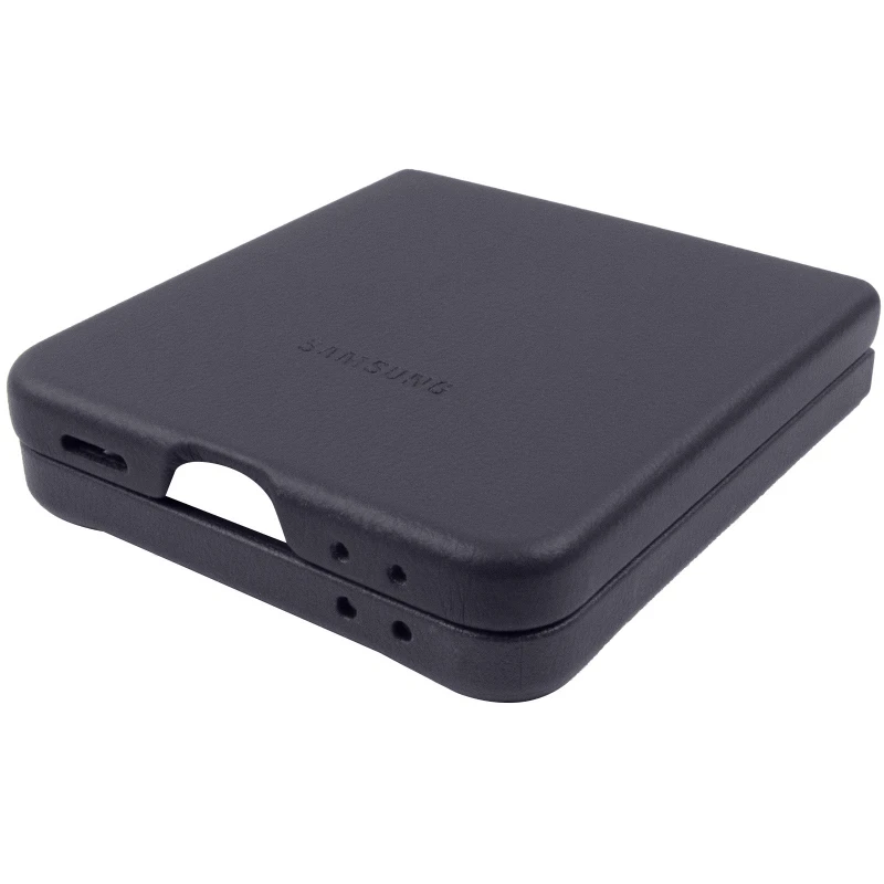 Шкіряний чохол Leather Case Premium на Samsung Galaxy Z Flip7 – Dark Gray. Фото 5 з 5