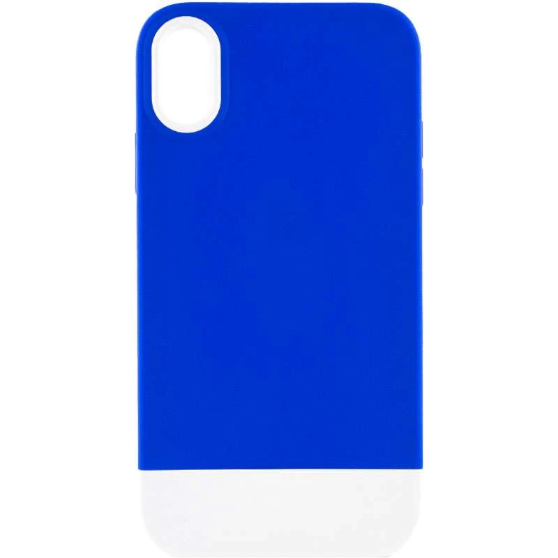 

Двухцветный чехол Bichromatic для Apple iPhone X (5.8") (Navy Blue / White)