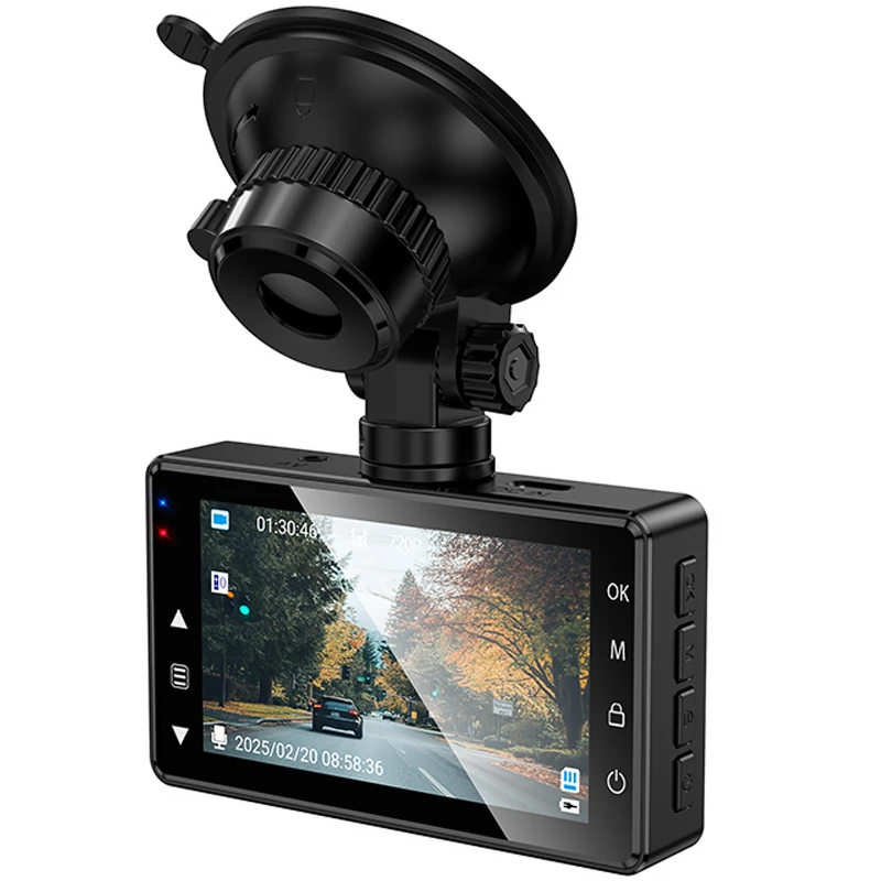 Видеорегистратор Hoco DV14 3-inch screen display driving recorder (720P) – Metal gray. Фото 2 из 6