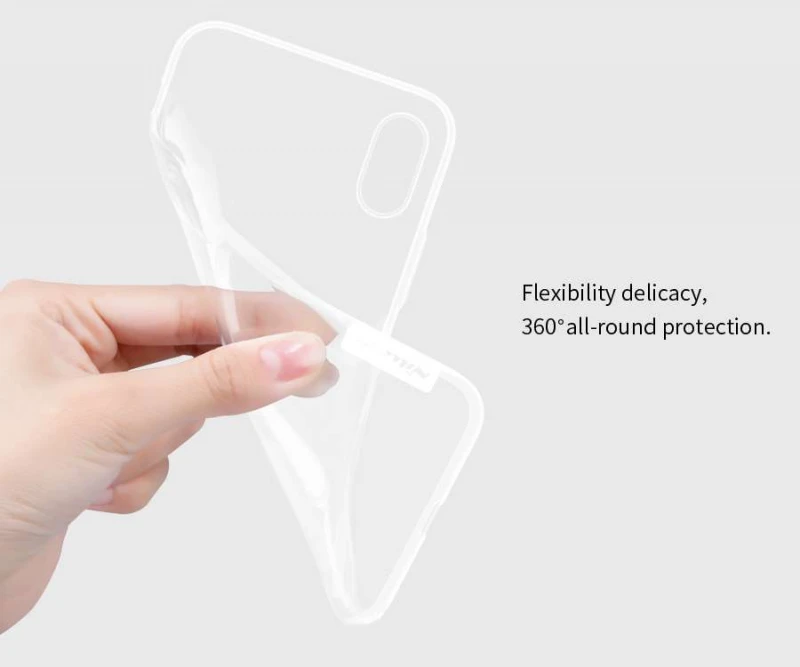 Ультратонкий силіконовий чохол Nillkin на Apple iPhone X (5.8") фото 5 з 8