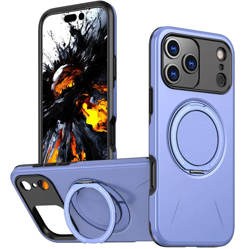 TPU+PC чохол Kalebol Magnetic Case для Apple iPhone 17 Pro Max – Lilac. Фото 2 з 3