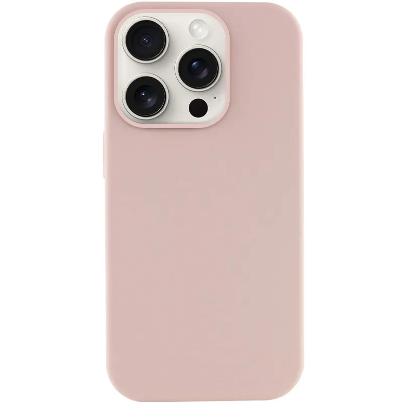 Чохол Silk (AA) NO LOGO with Magnetic Fit для Apple iPhone 18 Pro – Рожевий / Pink Sand. Фото 2 з 2