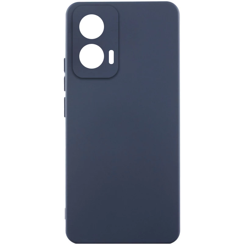 Чохол Silicone Case Lakshmi Premium з закритою камерою на Motorola Moto G05 – Темно-синій / Midnight blue. Фото 1 з 3