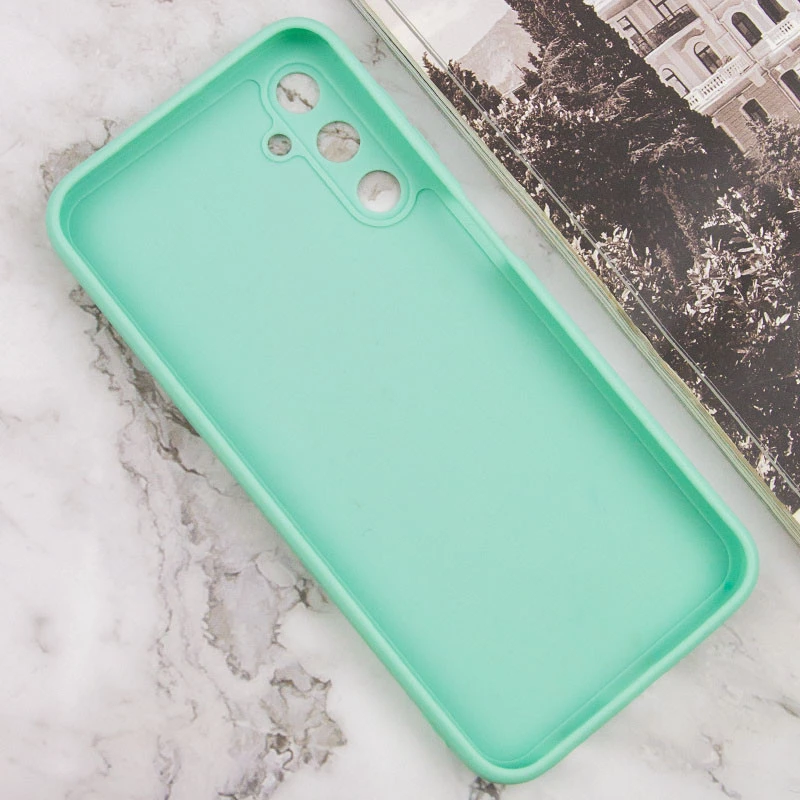 Кольоровий силіконовий чохол із захистом камери на Samsung Galaxy A15 4G/5G – Зелений / Menthol. Фото 6 з 8