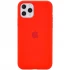 Чехол Silicone Case с закрытым низом для Apple iPhone 11 Pro Max (6.5") – Красный / Red. Фото 1 из 3