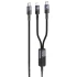 Дата кабель Hoco U139 Type-C to Lightning/Type-C 100W (1.2m) – Black. Фото 1 з 3