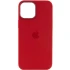 Чехол Silicone case (AAA) with Magsafe and Animation для Apple iPhone 12 Pro Max (6.7") – Красный / Red. Фото 2 из 7
