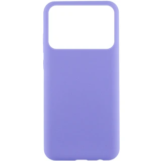 Чехол Silicone Case Lakshmi Premium на Xiaomi Poco X6 — Сиреневый / Dasheen