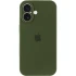 Чохол Silicone Case з захистом камери на Apple iPhone 17 (6.3") – Зелений / Dark Olive. Фото 2 з 3