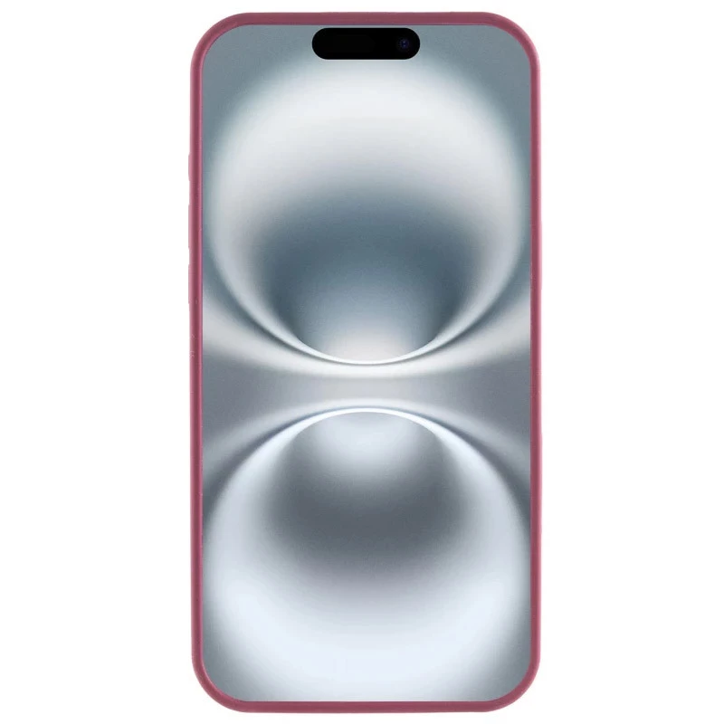 Чехол Silicone Case с закрытым низом для Apple iPhone 17e (6.1") – Бордовый / Plum. Фото 3 из 6